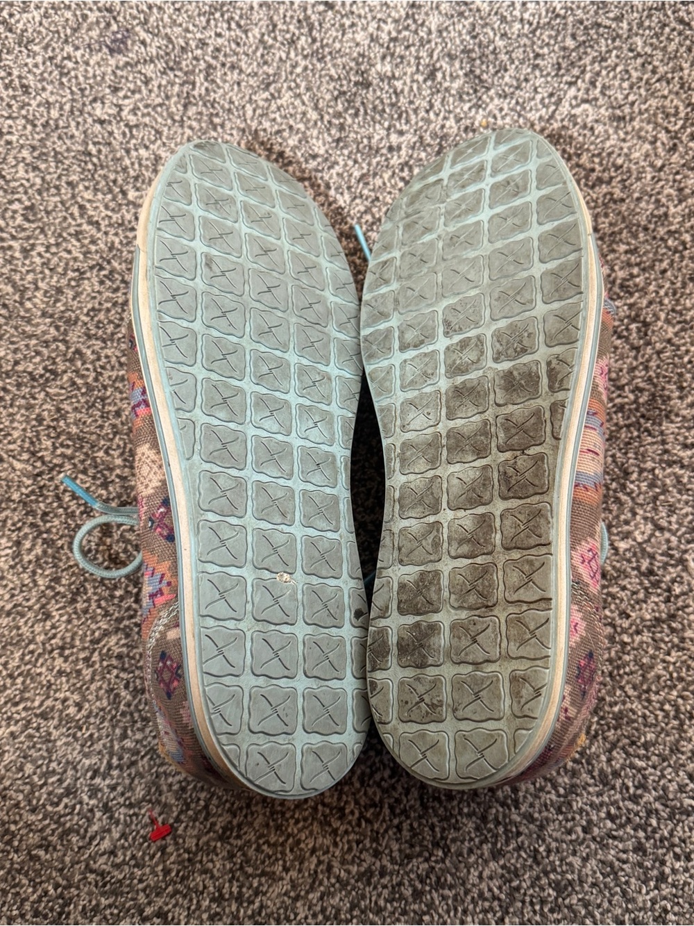 Twisted X Hooey Womens 9.5 Aztec Southwest Canvas Loper Shoes - Picture 7 of 8